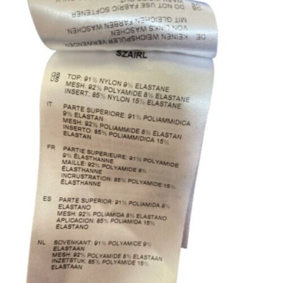 Gore running wear royal blue white trim longsleeve athletic top size Large L - Picture 10 of 11